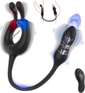 💥2026-4 IN 1 Bunny Massage, Male Sex Toy for Men Couples, 10 Vibrations x 10 Thrustions Remote Control