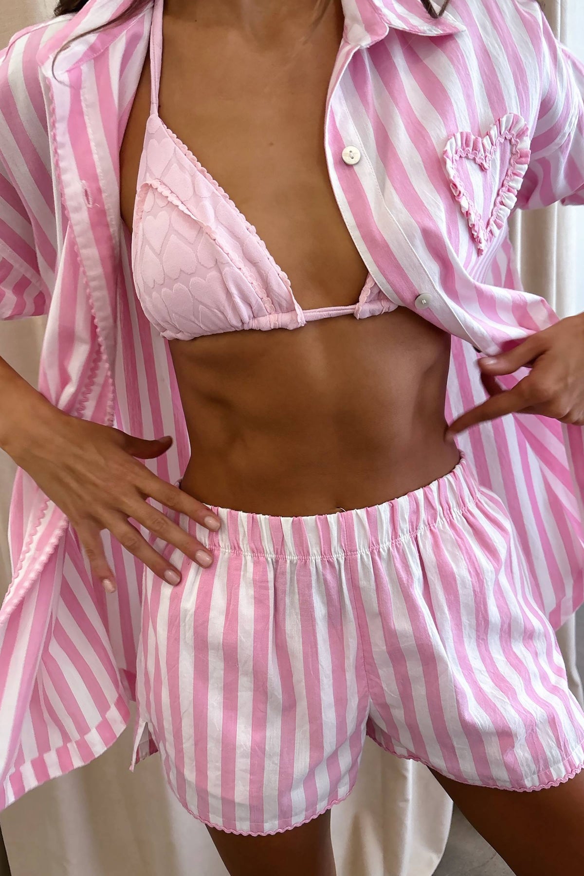 EdenMates™ Tia Short Prism Pink Stripe