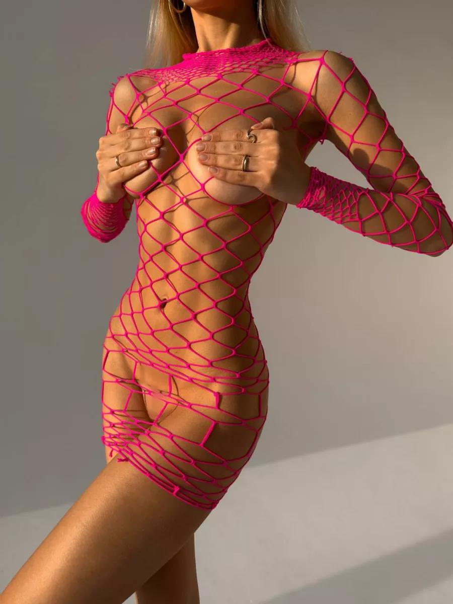 Marina Vex Net Dress
