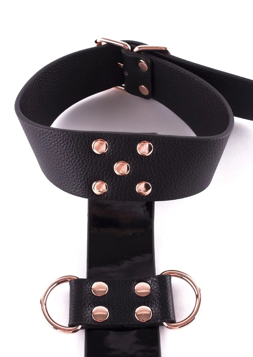 EdenMates™ Signature Faux Leather Neck to Wrist Restraint