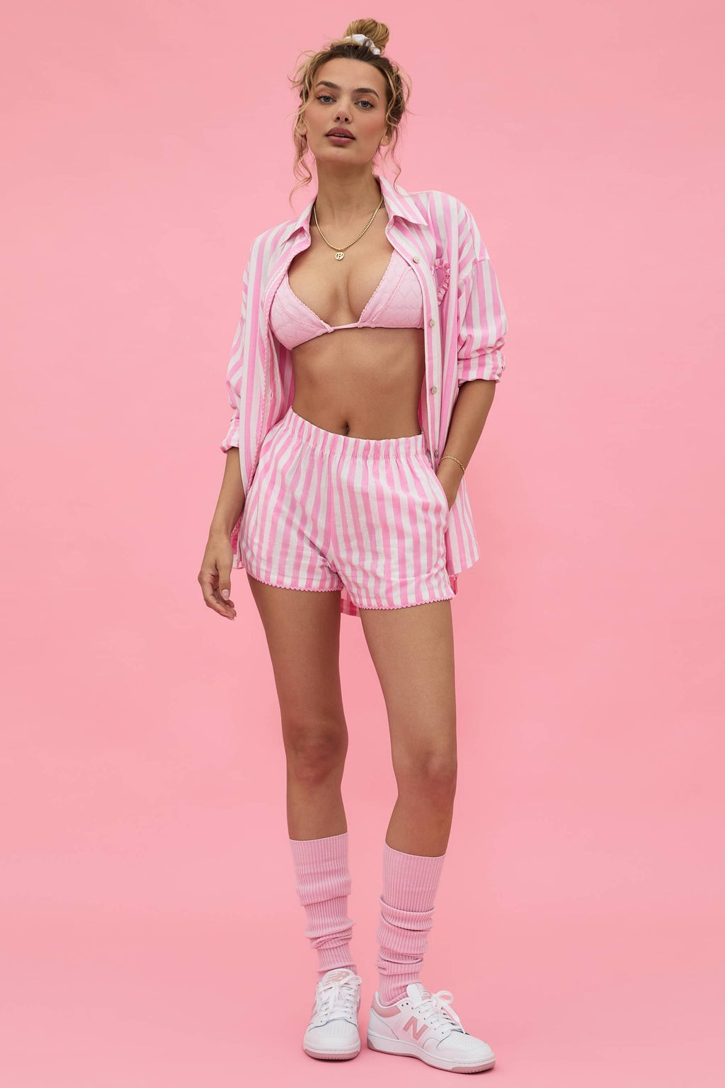 EdenMates™ Tia Short Prism Pink Stripe