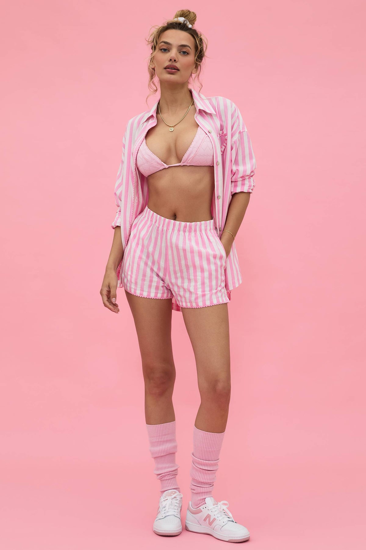 EdenMates™ Tia Short Prism Pink Stripe