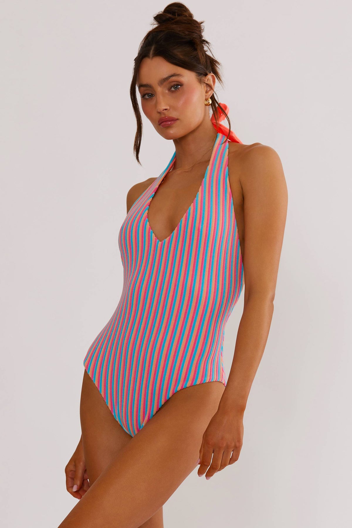 Frida One Piece Petal Stripes Terry