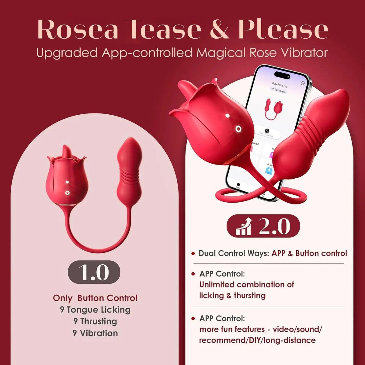 💥 2025 Limited 70% OFF 💦 ROSEA Tease & Please Suptruck Vibrator
