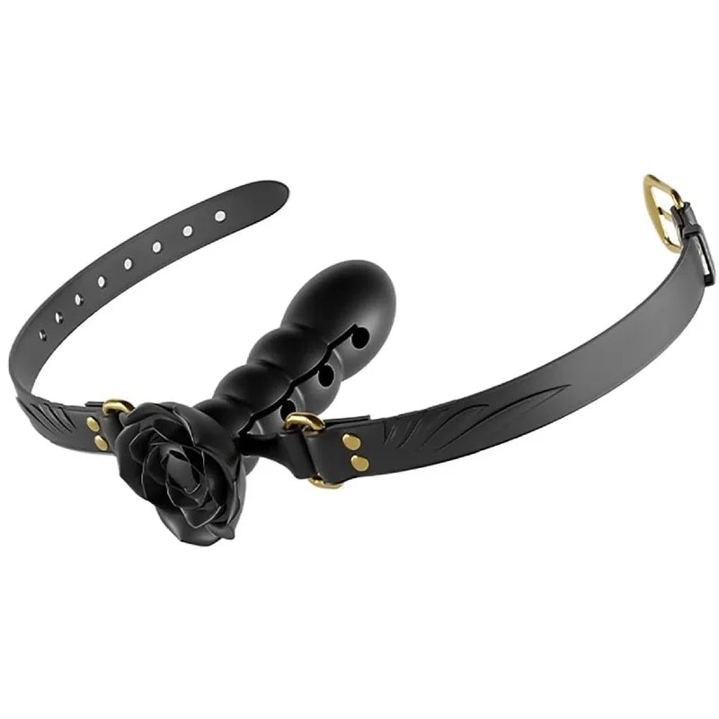 💥2026, Roselle - Rose Ball Gag For Couple Bondage Training