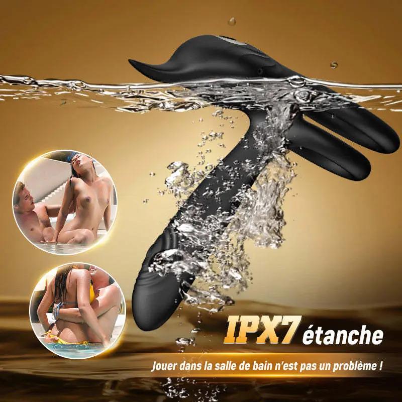 💥2025 🏆Hot sale 3-in-1 penis ring condom in July
