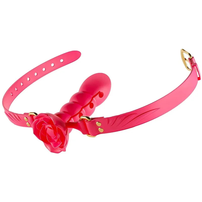 💥2026, Roselle - Rose Ball Gag For Couple Bondage Training