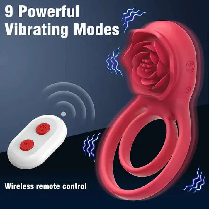 💥 2025 ROSELINK Suptruck Kiwinet® 3 in 1 Dual Ring Rose Vibrator