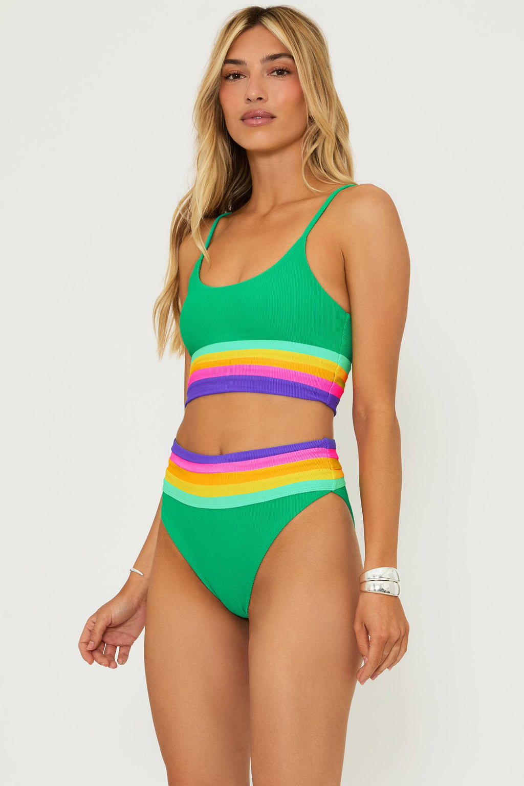 Millie Bottom Technicolor Colorblock