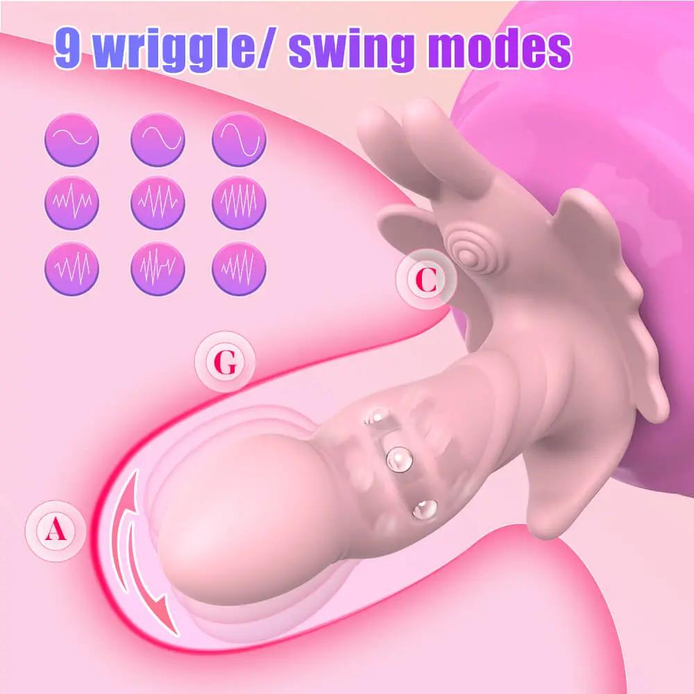 Flutter - Butterfly remote control wearable vibrator & g spot stimulator