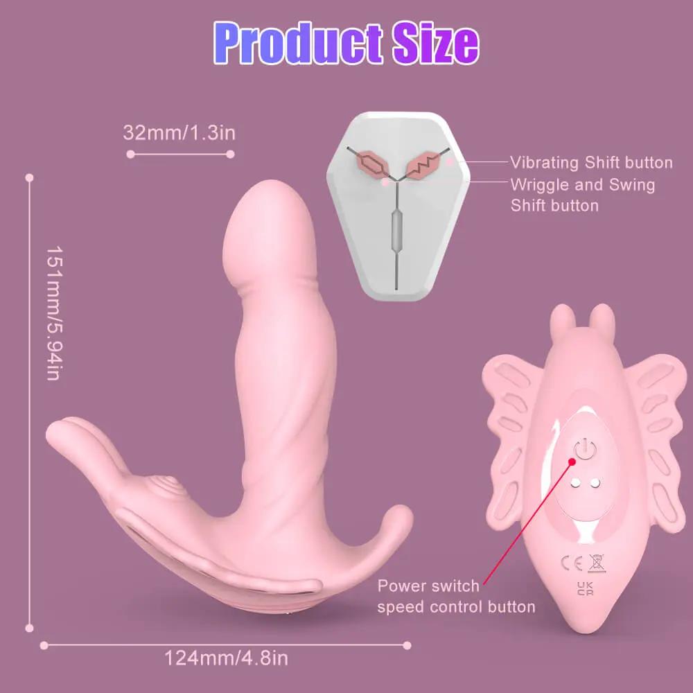 Flutter - Butterfly remote control wearable vibrator & g spot stimulator