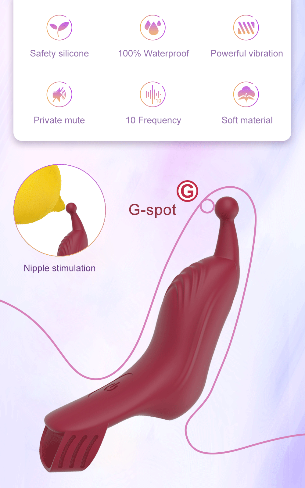 💥 2025 Limited 70% OFF 💦 + FINGROOVE ShockWave G-Spot Finger Vibrator
