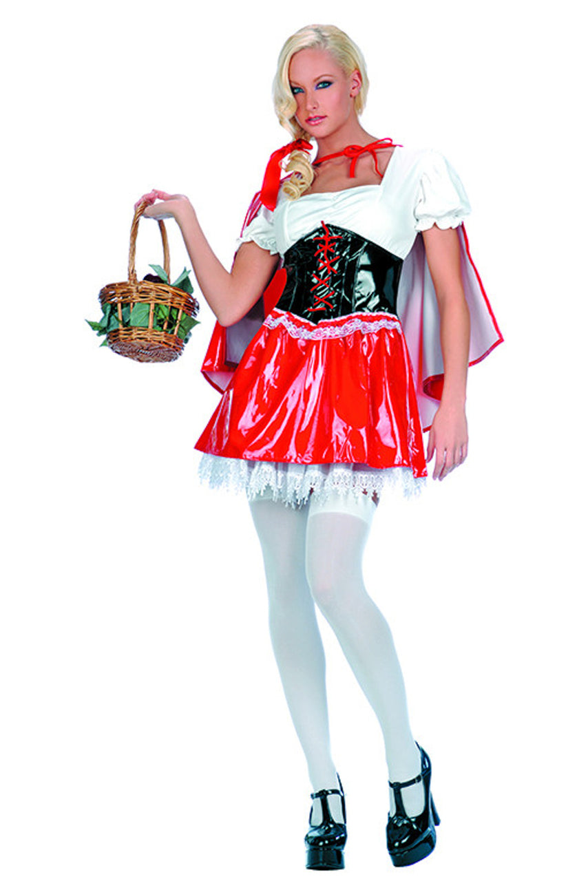 Vinyl Red Riding Hood Costume