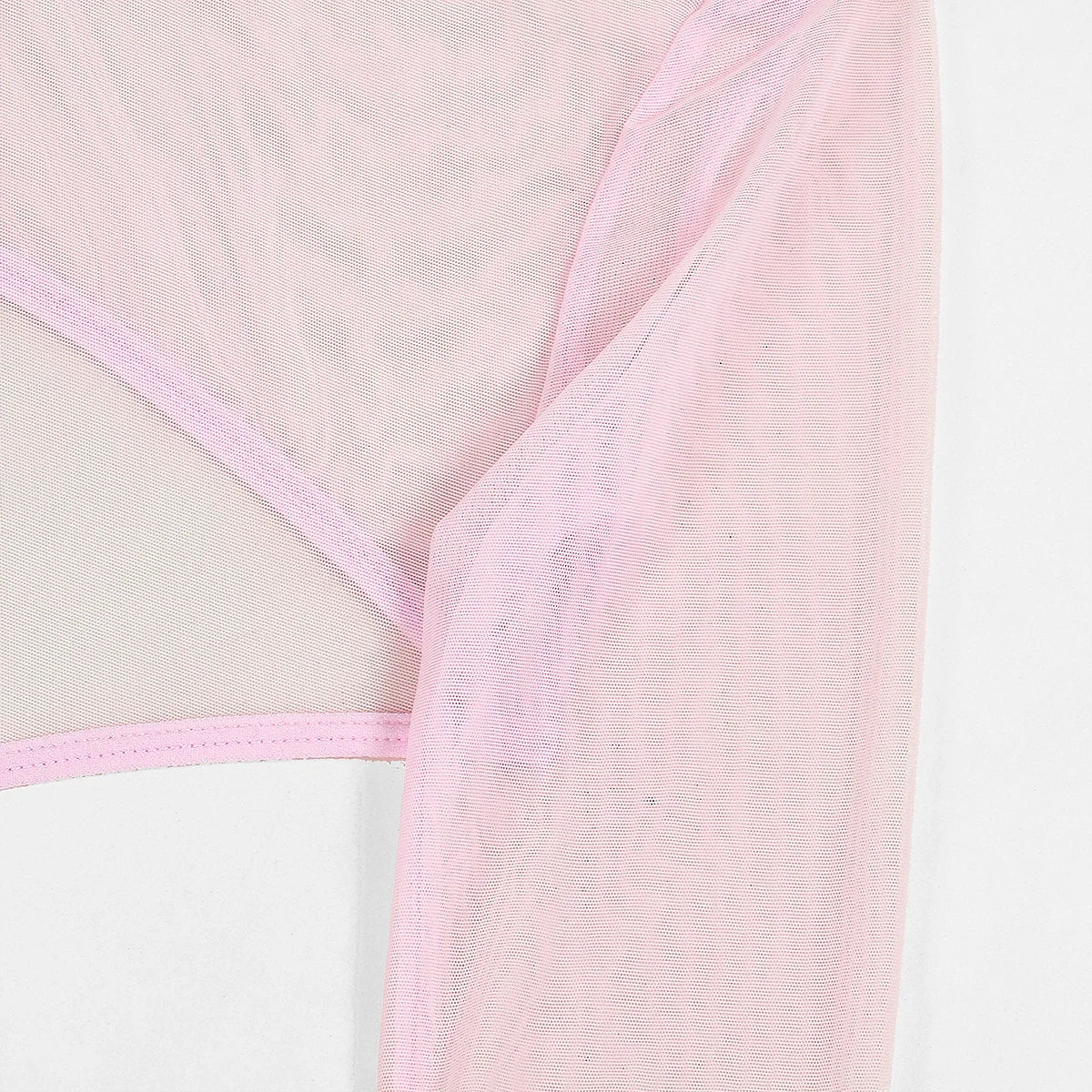 Sensual Lingerie Transparent Babydoll Sheer Mesh Cutout Waist Dress Hot Porn Outfit Uncensored Tulle Erotic Costume