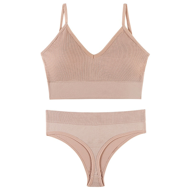 When I'm Alone Bra Set