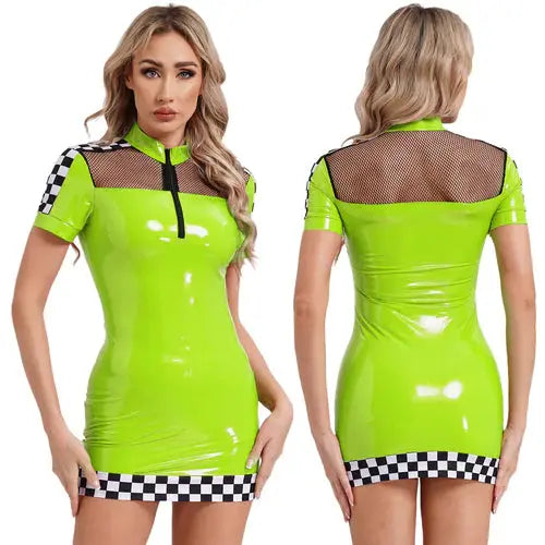 Latex Racer Driver Dress Lacy0301 Other