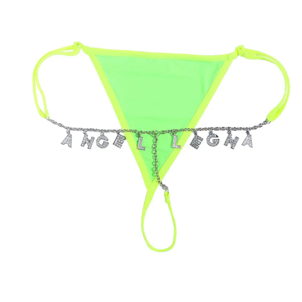 LacyNighty™ Naughty Whispers Lace Thong CARAQUET g-string