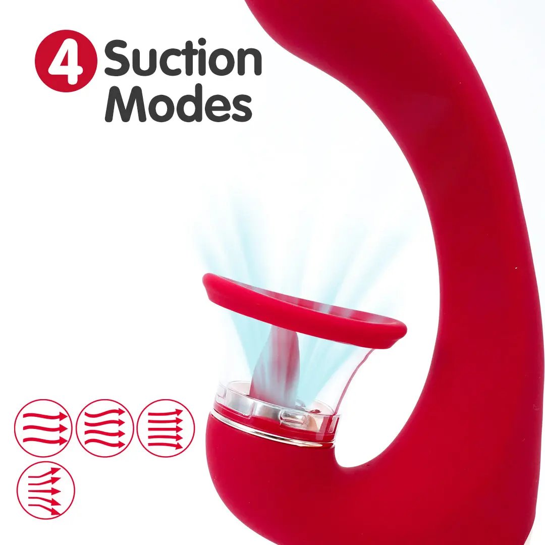 2025- Sandra 3-in-1 G-Spot and Clitoral Suction Rabbit Vibrator