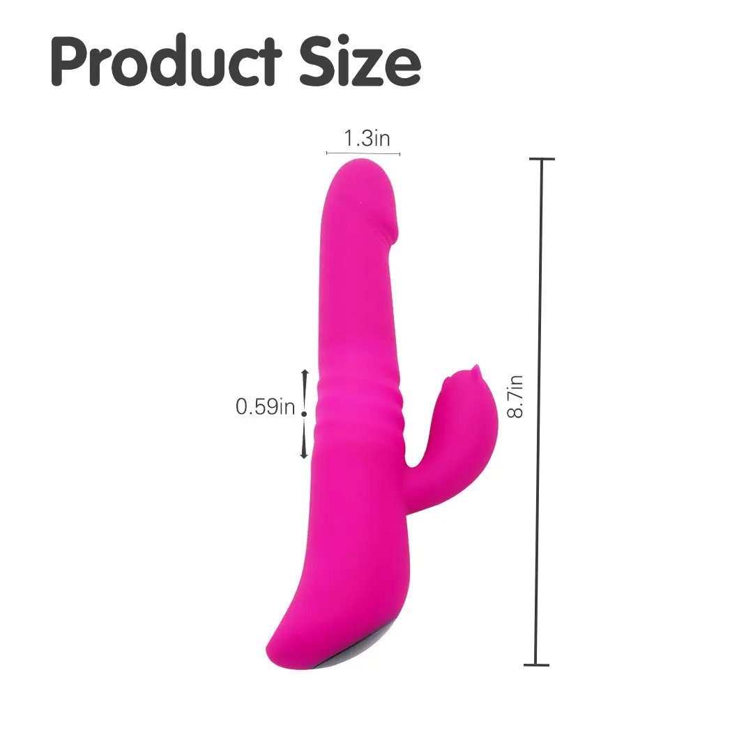 2025 New- Kaya Thrusting G-spot Heating Rabbit Vibrator