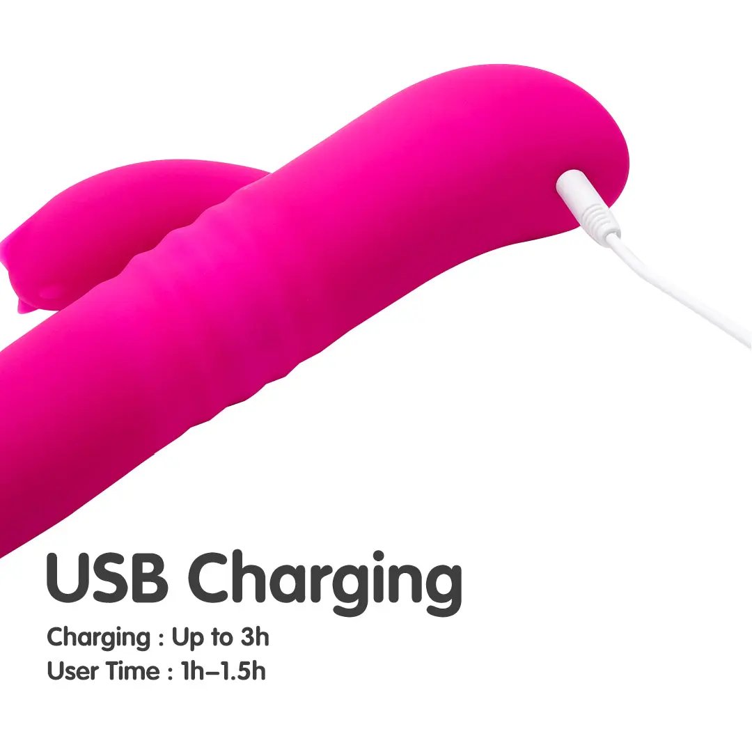 2025 New- Kaya Thrusting G-spot Heating Rabbit Vibrator
