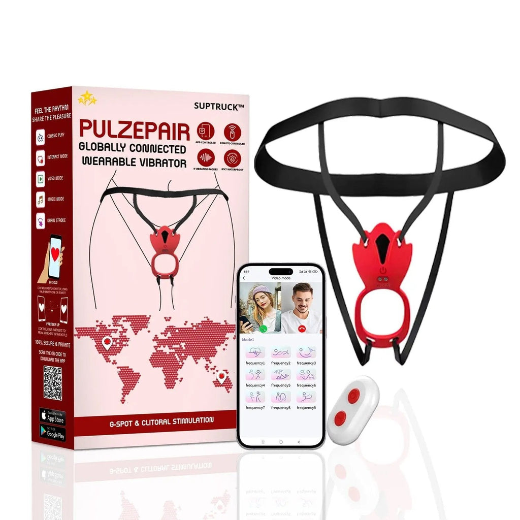 💥 2025 Limited 70% ️OFF 💦 PulzePair Suptruck™ Wearable Vibrator X9