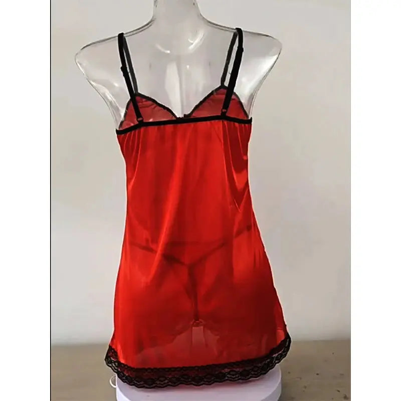 EdenMates™ Plus Size Satin Nightdress