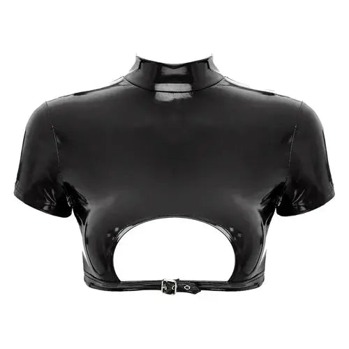 Leather Crop Top Lacy0301 Other