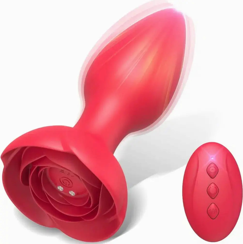 EdenMates™ Rose Remote Control Vibrating Stimulator