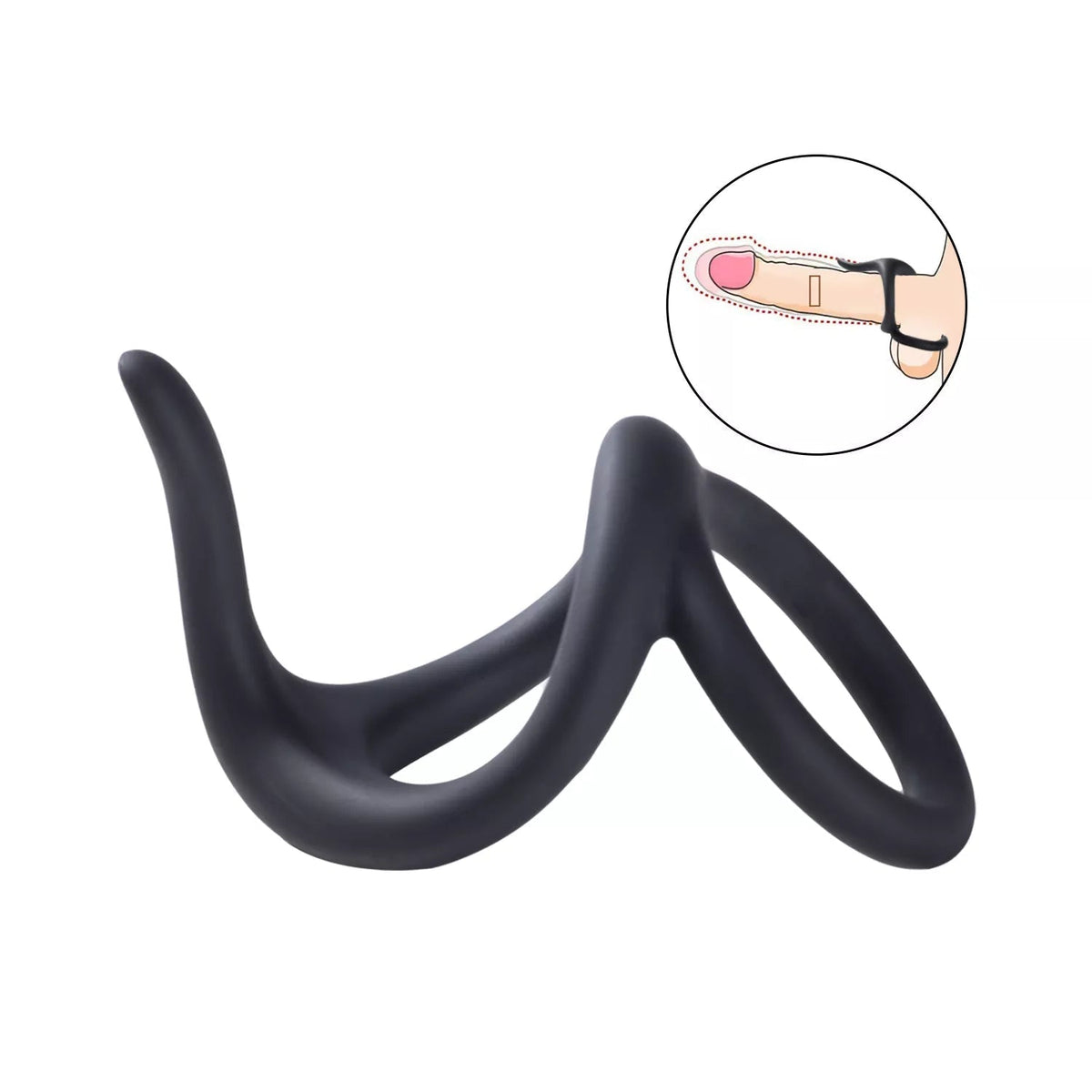 Van - Dual Penis Ring Erection Enhancing Cock Ring