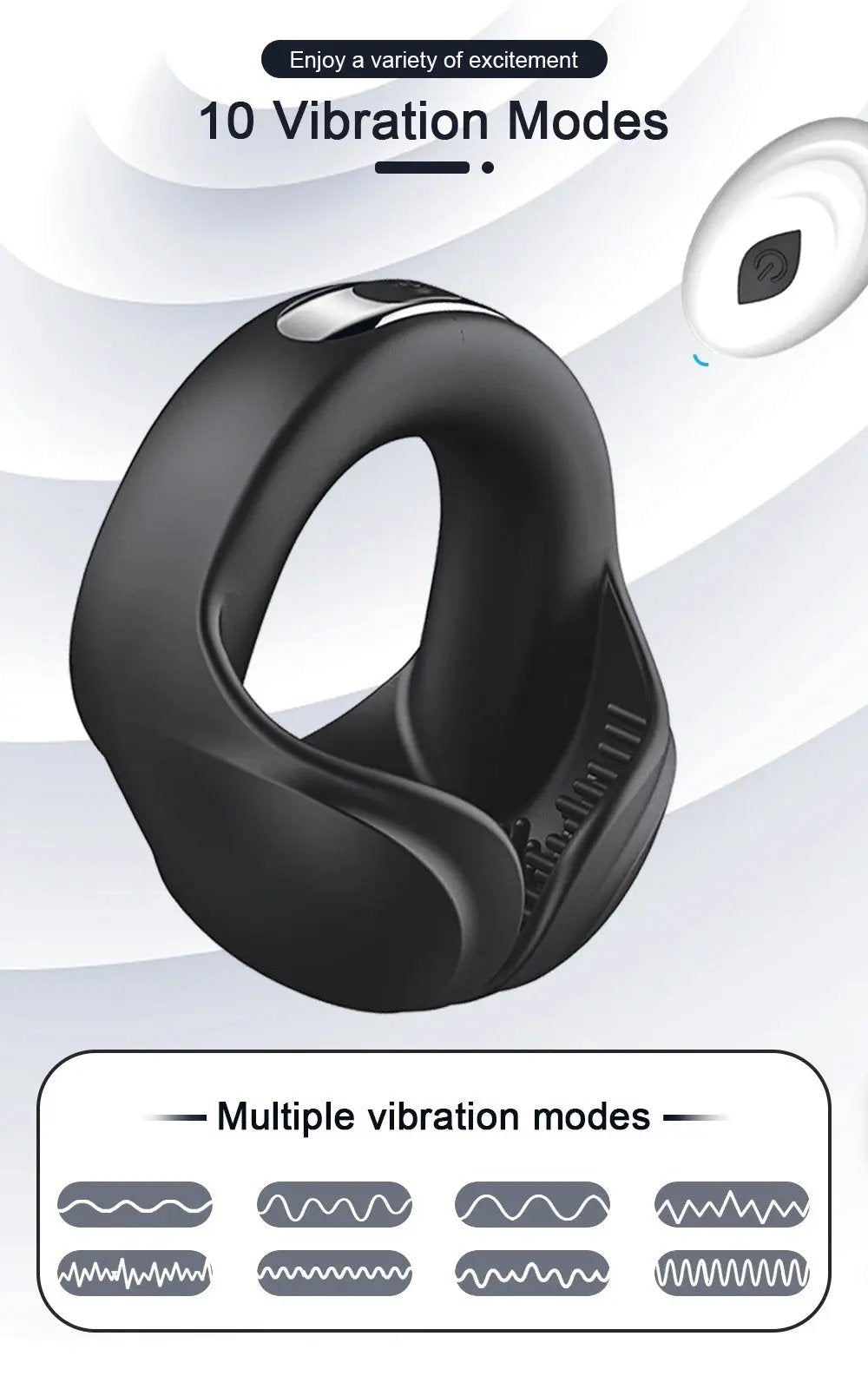 💥2025 Cock Ring 4 in 1 Couple Toy Penis Ring