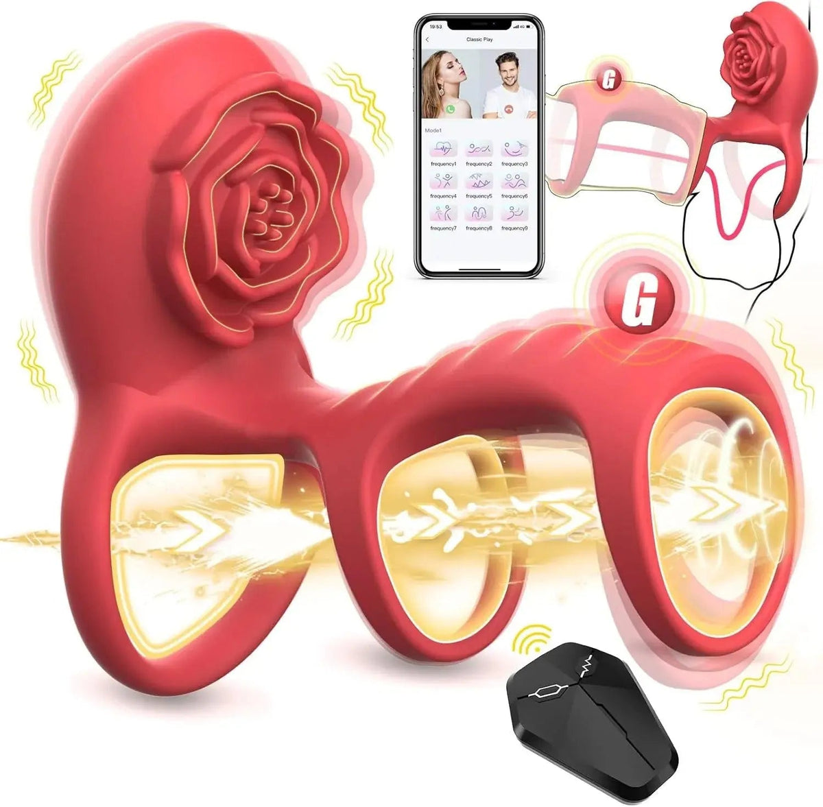 2025 Couples Passion Rose Ring
