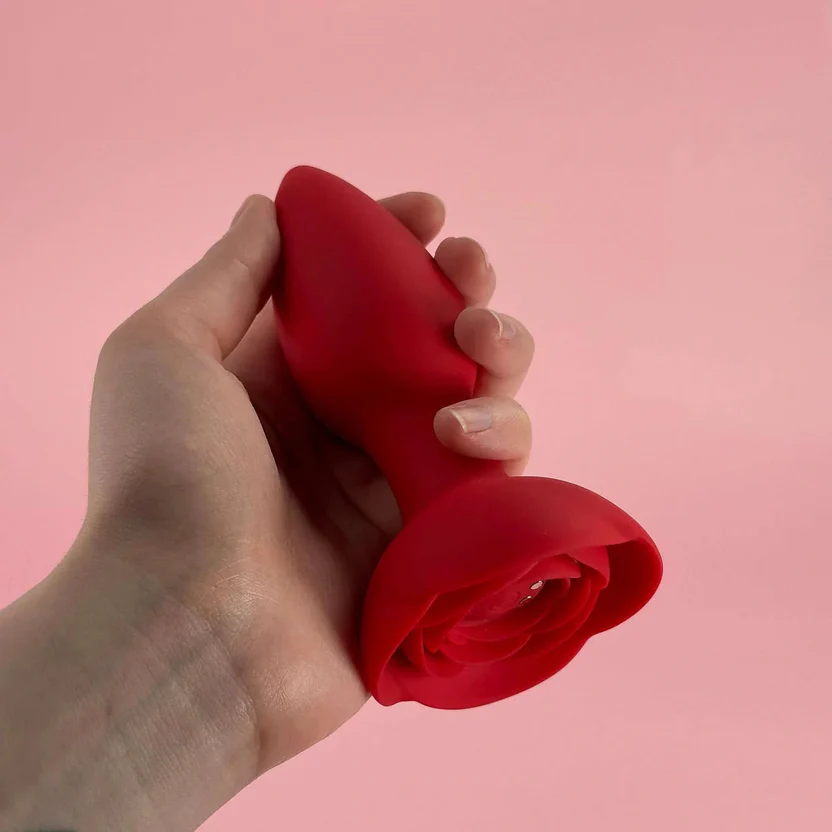 EdenMates™ Rose Remote Control Vibrating Stimulator