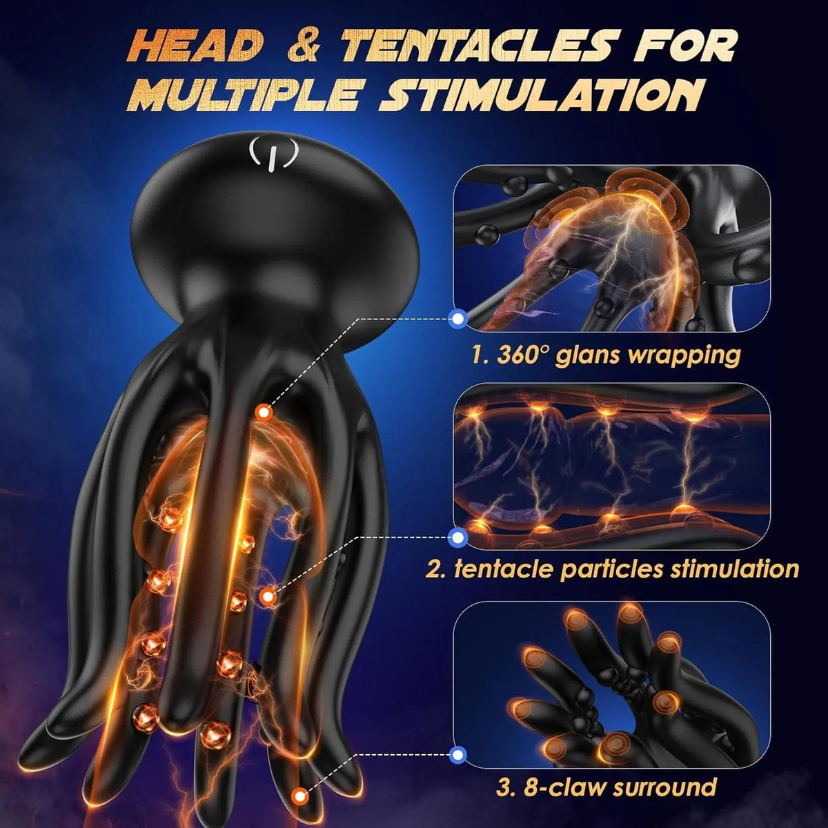 💥 2025 Limited 75% ️OFF 💦 KRAKEN Suptruck™ X10 Unisex 360° Vibrator📱 32 Massage Beads & 10 Modes