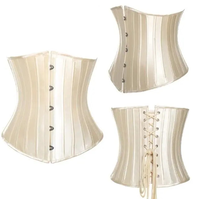 LacyNighty™ Model UC606 LORETTA LACE LINGERIE Underbust Corset