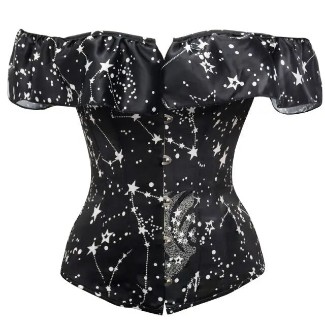 LacyNighty™ Model CT415 LORETTA LACE LINGERIE OVERBUST CORSET