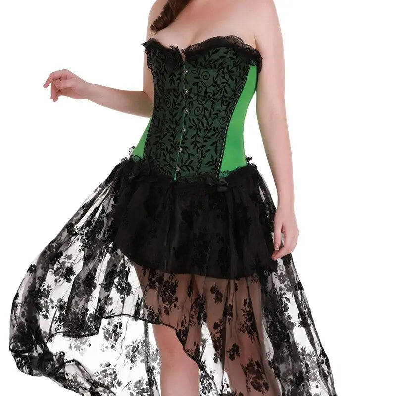 EdenMates™ Amethyst Overbust Corset