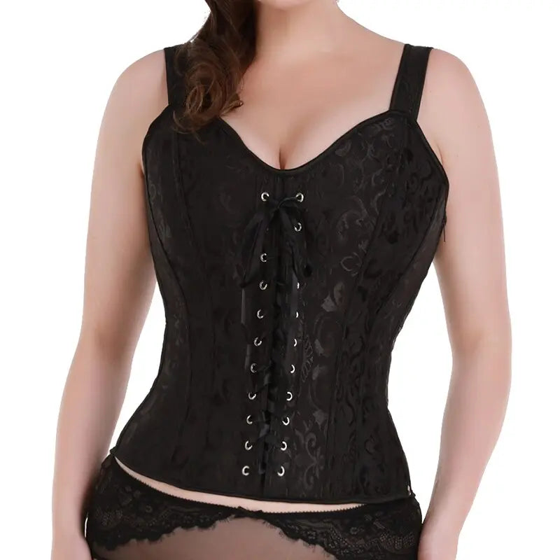 EdenMates™ Champagne Overbust Corset