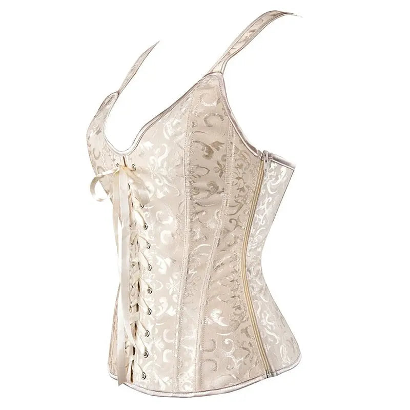 EdenMates™ Champagne Overbust Corset