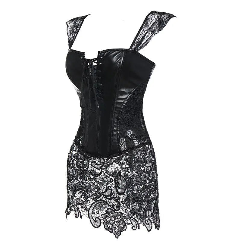 EdenMates™ Gothic Rose Corset Dress