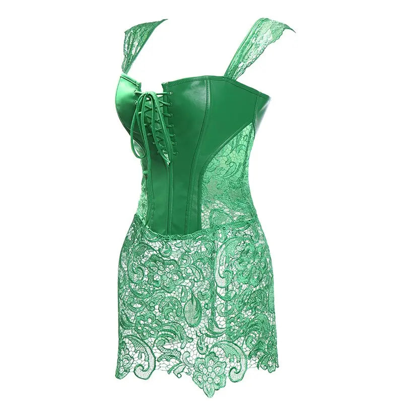 EdenMates™ Gothic Rose Corset Dress