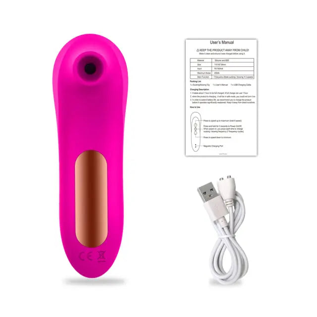 LacyNighty™ Vibrating Sucking Clitoral Massager Lavah Intimates
