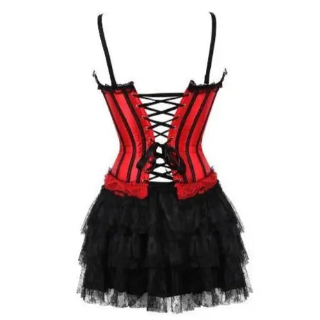 EdenMates™ Ruby Luxe Corset Dress