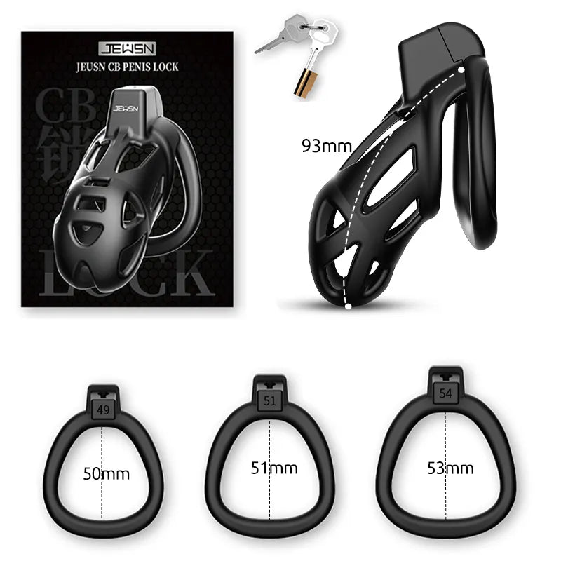Male Chastity Cage Sex Toys Discreet Sissy Femboy Chastity Cock Cage Device Penis Rings Male With 3 Size chastity cage