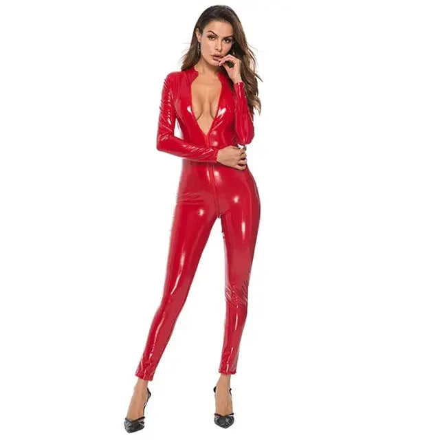 Latex Bodysuit Lacy
