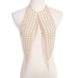 LacyNighty™ Little Do You Know Pearl Tank Top NS Accessories shop Store Body Jewelry