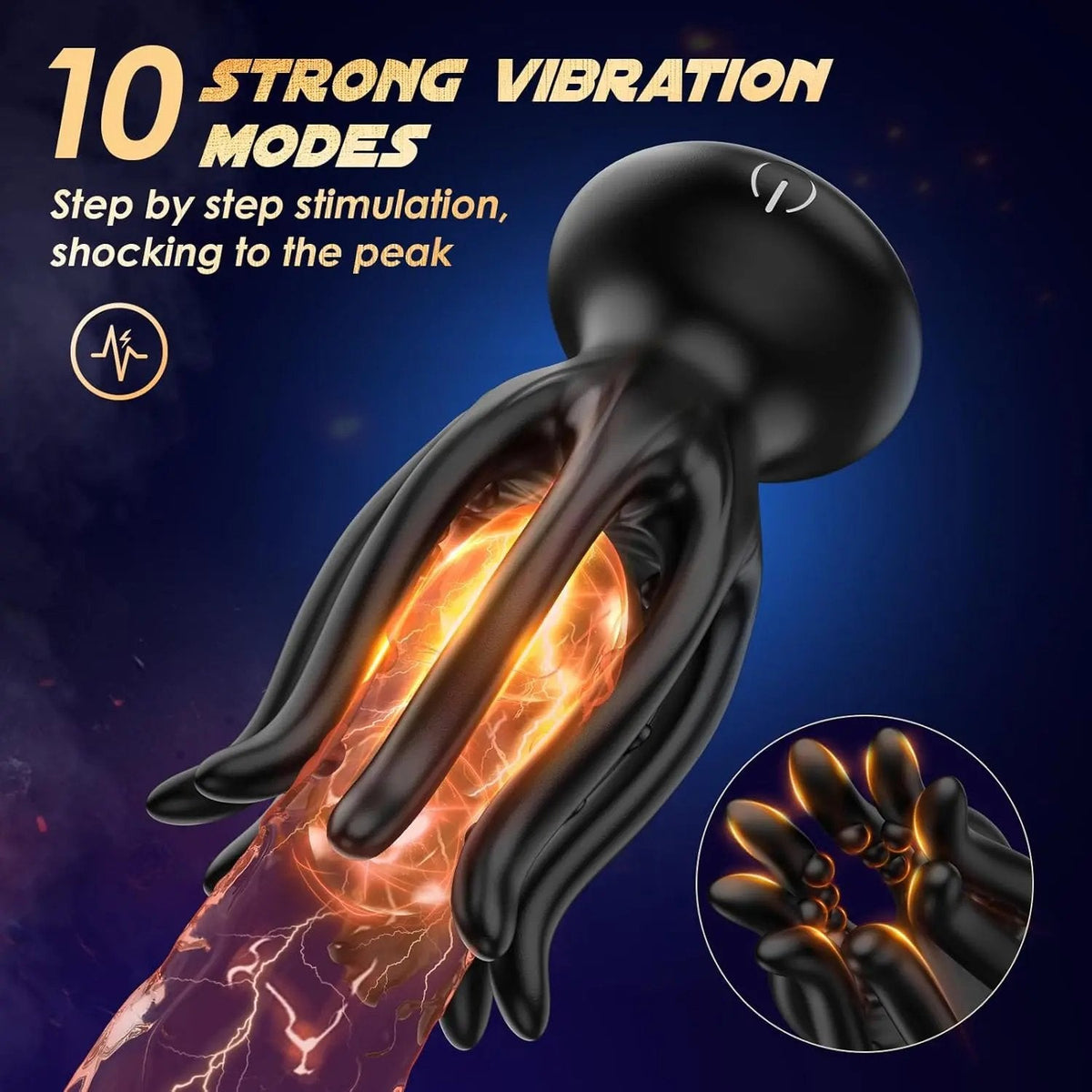 💥 2025 Limited 75% ️OFF 💦 KRAKEN Suptruck™ X10 Unisex 360° Vibrator📱 32 Massage Beads & 10 Modes